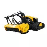 Большой дизельный мульчер Zapan ST75 с пультом управления